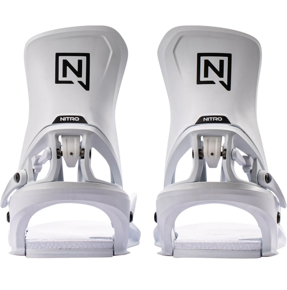 Nitro StepOn Snowboard Bindings 2027 White Medium