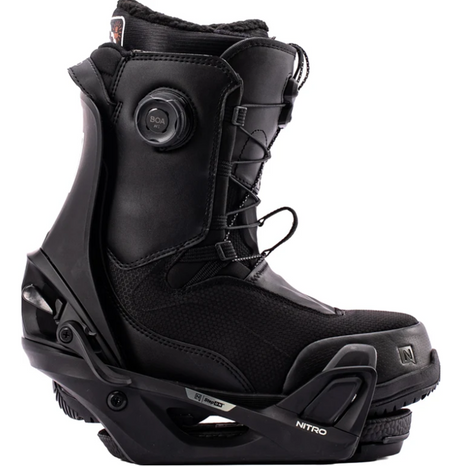 Nitro StepOn Bindings Womens 2027 Black Medium