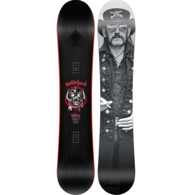 Nitro Motorhead Phase Snowboard 2027 Black Red 155