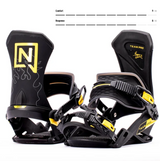 Nitro Team Pro Snowboard Bindings 2027 Black Yellow Medium
