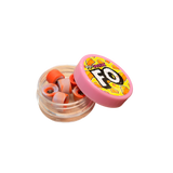 PipSqueak FO Fingerboard Wheels Orange Swirl 8.1mm