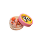 PipSqueak FO Fingerboard Wheels Orange Swirl 8.1mm