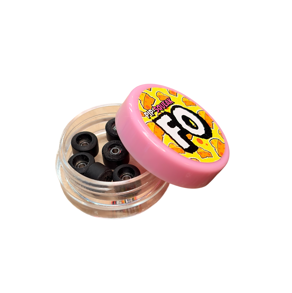 PipSqueak FO Fingerboard Wheels Black 6.7mm
