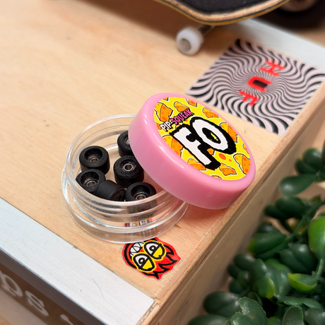 PipSqueak FO Fingerboard Wheels Black 6.7mm