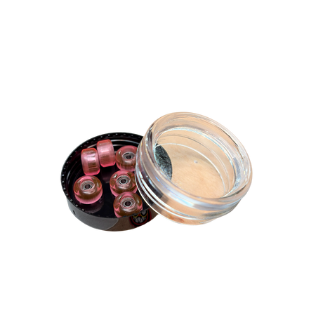 PipSqueak FR Fingerboard Wheels Clear Pink 7.4 Street