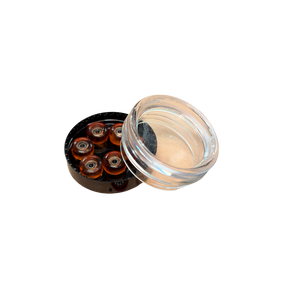 PipSqueak FR Fingerboard Wheels Clear Orange 7.4 Street