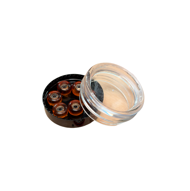 PipSqueak FR Fingerboard Wheels Clear Orange 7.4 Street