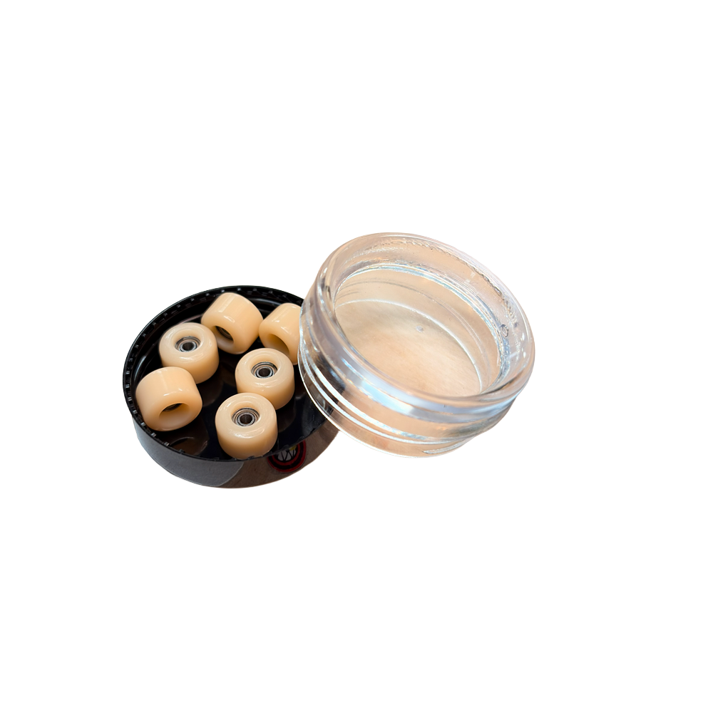 PipSqueak FR Fingerboard Wheels Off White 7.6 Wide