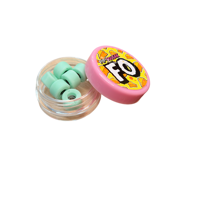 PipSqueak FO Fingerboard Wheels Mint 7.6 Wide
