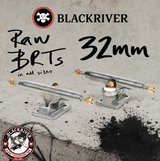 Blackriver Pro Fingerboard Trucks BRTs 3.0 Raw Edition 32mm