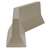Blackriver Kinked Barrier Concrete Fingerboard Obstacle Grey 11inch