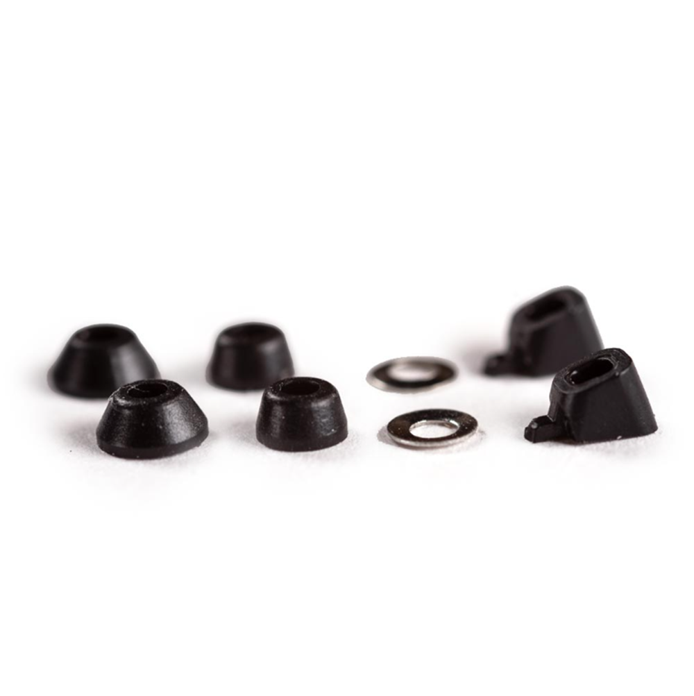 Blackriver Spare Parts Bushings Pivot Cups Fingerboard Black Medium Hard