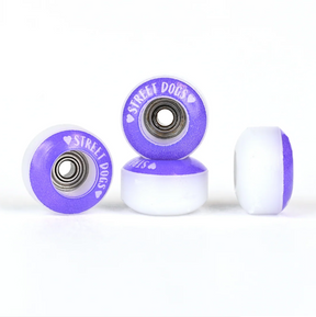 Blackriver Street Dogs Fingerboard Wheels Set Purple Love 7.75mm