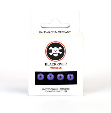 Blackriver Street Dogs Fingerboard Wheels Set Purple Love 7.75mm
