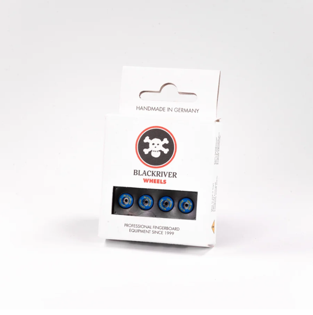 Blackriver Street Dogs Fingerboard Wheels Set Light Blue 7.75mm