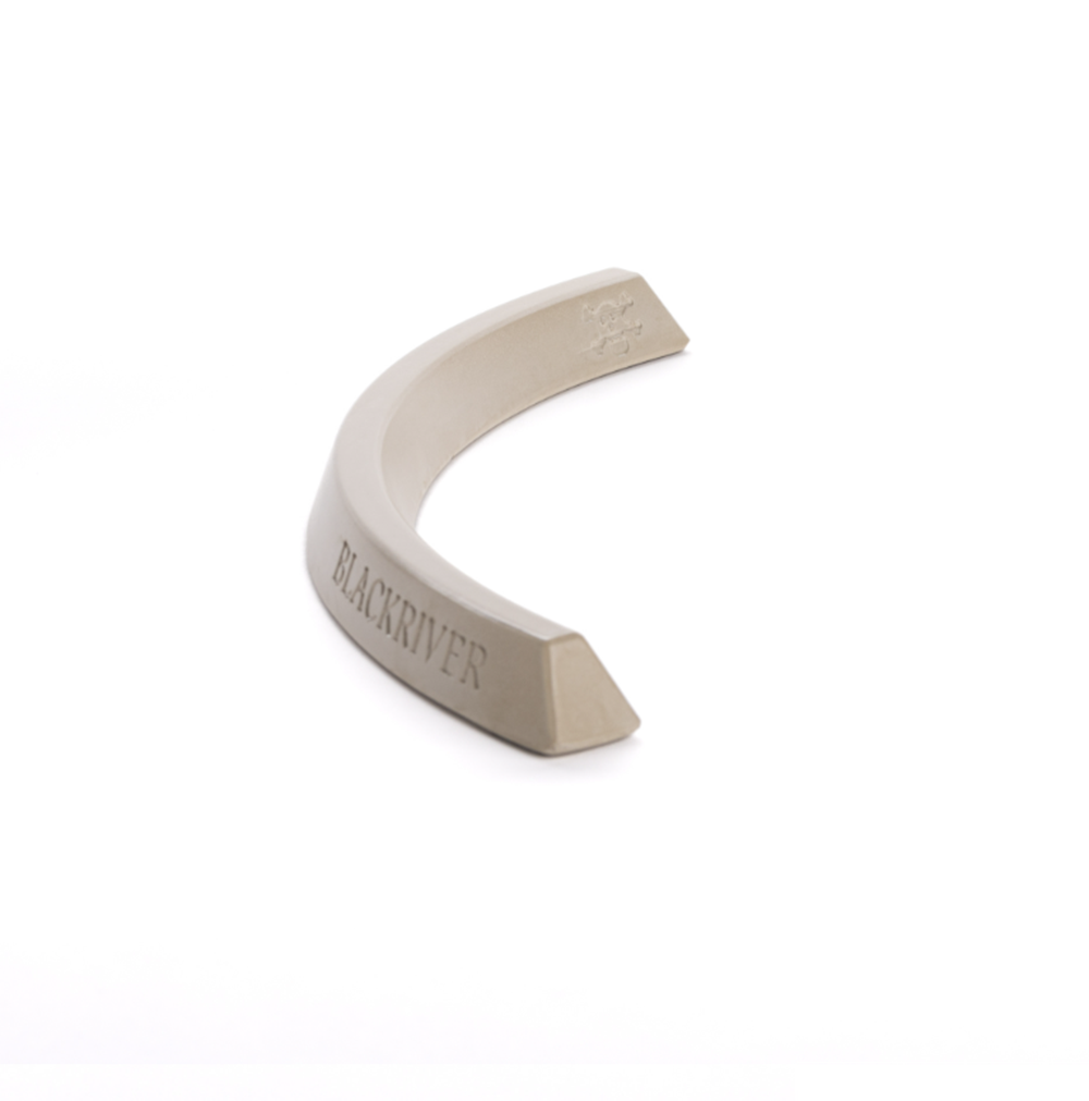 Blackriver Concrete Slappy Curb Fingerboard Obstacle Banana Grey 11inch