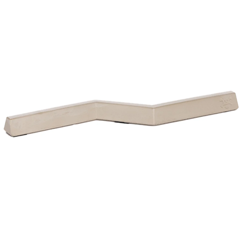 Blackriver Concrete Slappy Curb Fingerboard Obstacle Kinked Right Grey 11inch