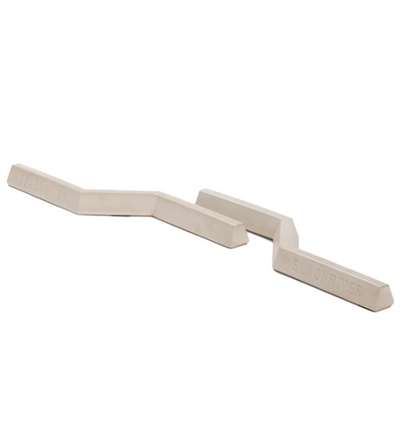 Blackriver Concrete Slappy Curb Fingerboard Obstacle Kinked Right Grey 11inch