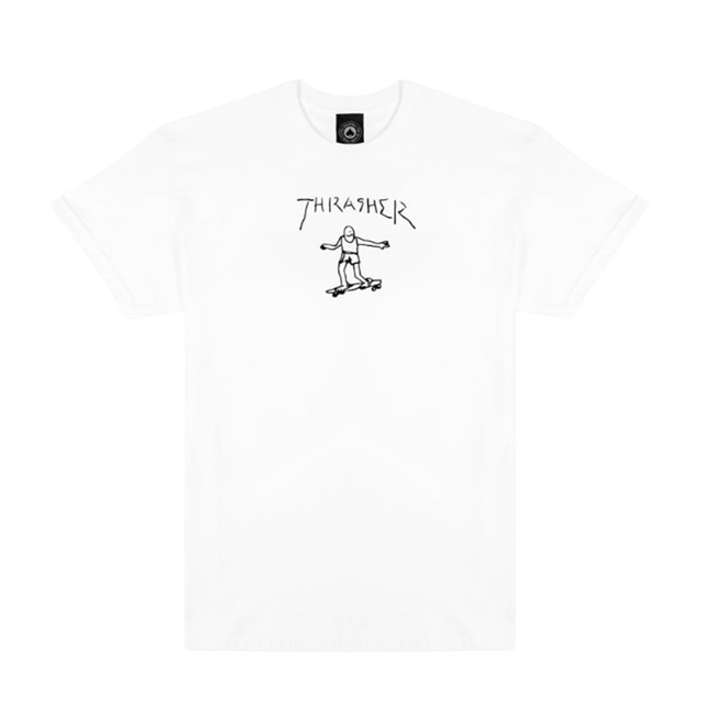 Thrasher Gonz Logo Tshirt White Small