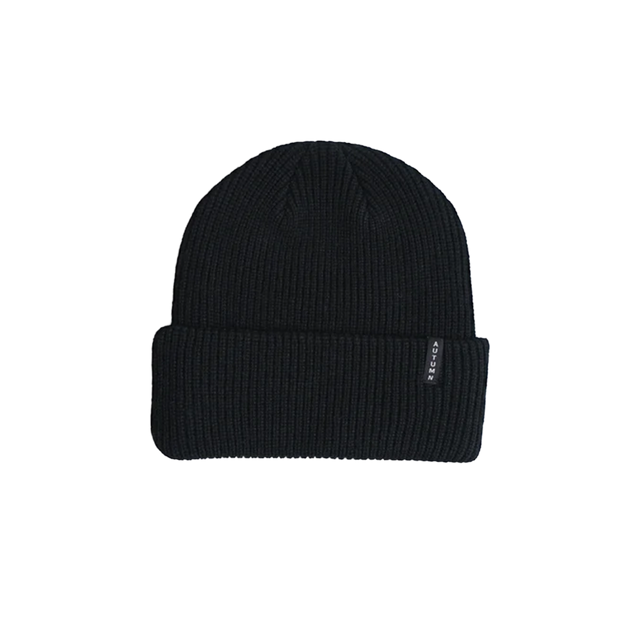 Autumn Select Solid Beanie Black