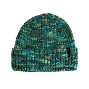 Autumn Marble Knit Beanie Teal