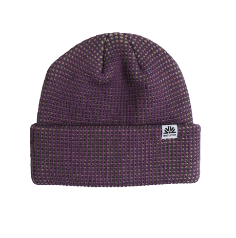 Autumn Static Beanie Plum