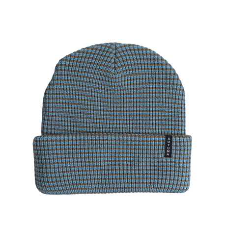 Autumn Stripe Beanie Sky