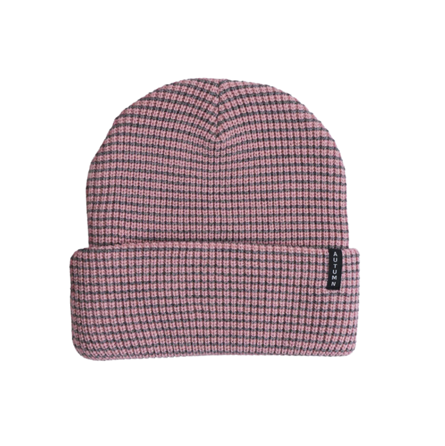 Autumn Stripe Beanie Pink