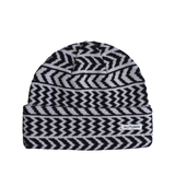 Autumn Chevron Beanie Whisper Pink
