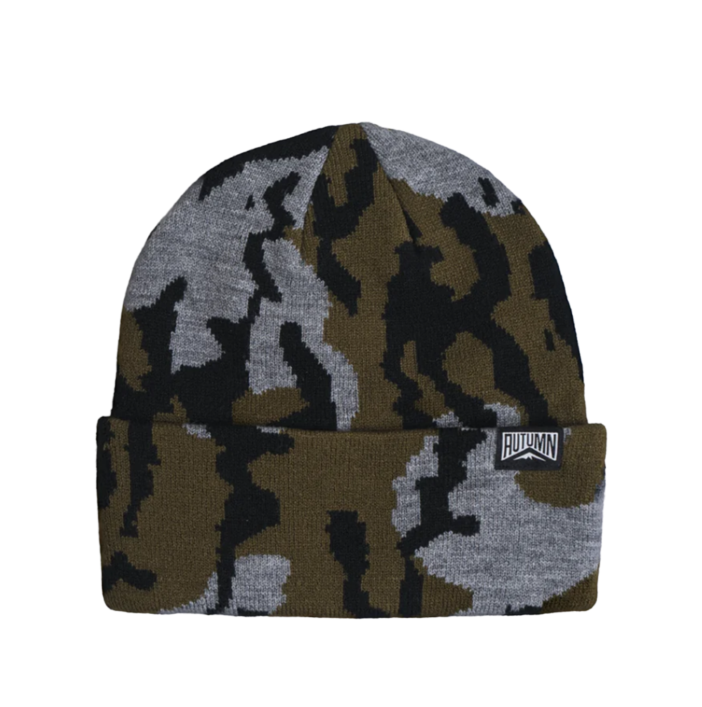 Autumn Old Growth Camo Beanie Cement