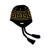 Autumn Niseko Ear Flap Beanie Black
