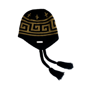 Autumn Niseko Ear Flap Beanie Black