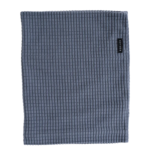 Autumn Grid Fleece Neck Gaiter Stone