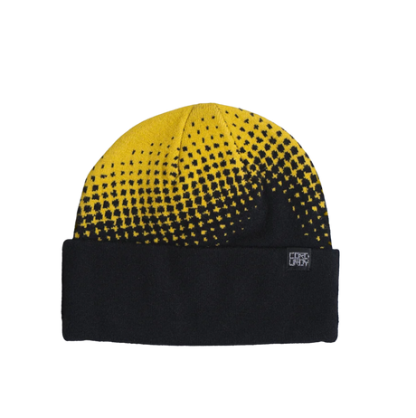 Corduroy Halftone Beanie Black