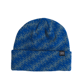 Corduroy Static Camo Beanie Midnight