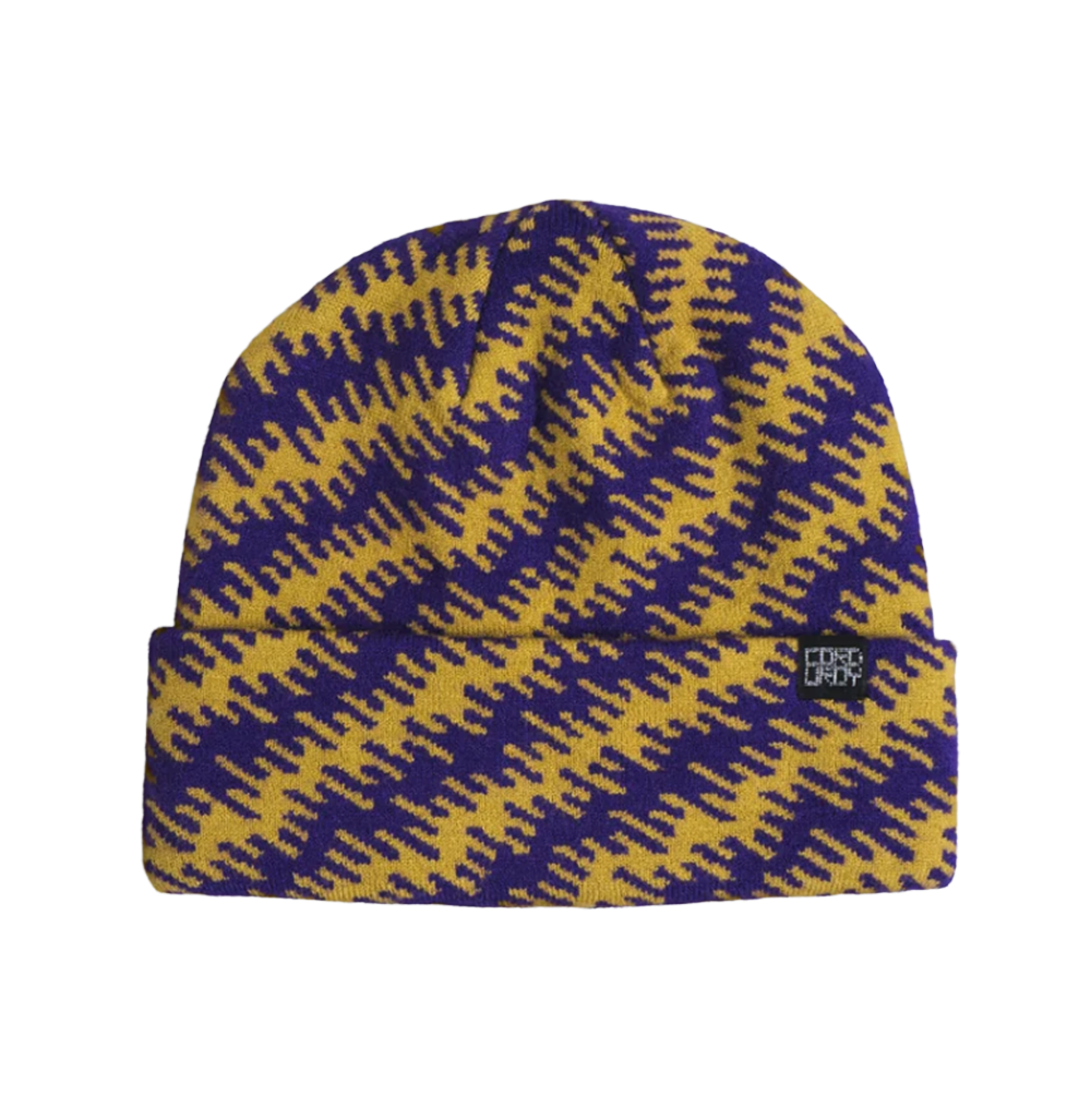 Corduroy Static Camo Beanie Fir