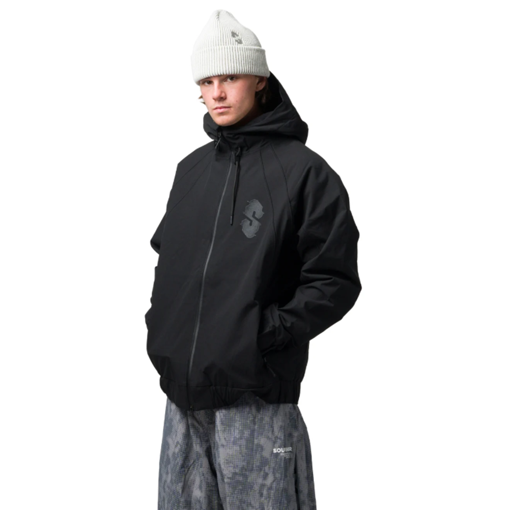 Souvenir Insulated Track Jacket Black