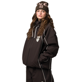 Souvenir Insulated Track Jacket Cocoa
