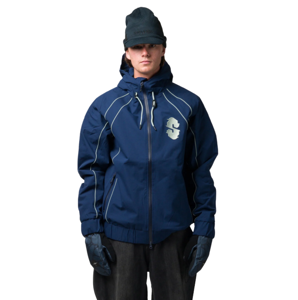 Souvenir Insulated Track Jacket Navy M