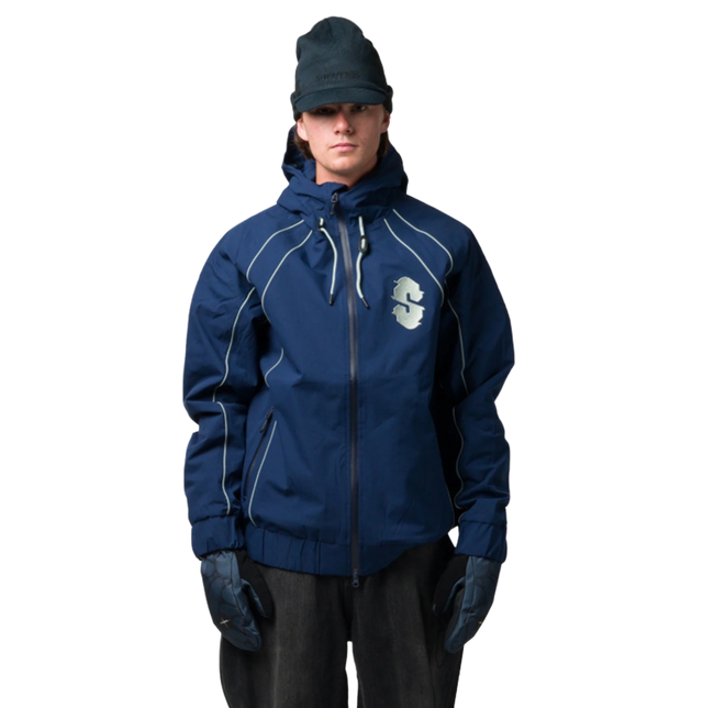 Souvenir Insulated Track Jacket Navy