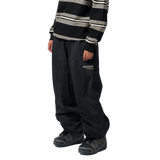 Souvenir Parachute Pants Black Print S