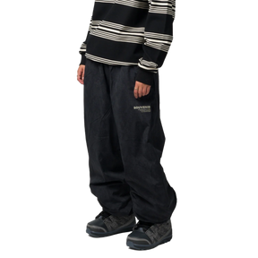 Souvenir Parachute Pants Black Print