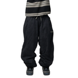 Souvenir Parachute Pants Black Print