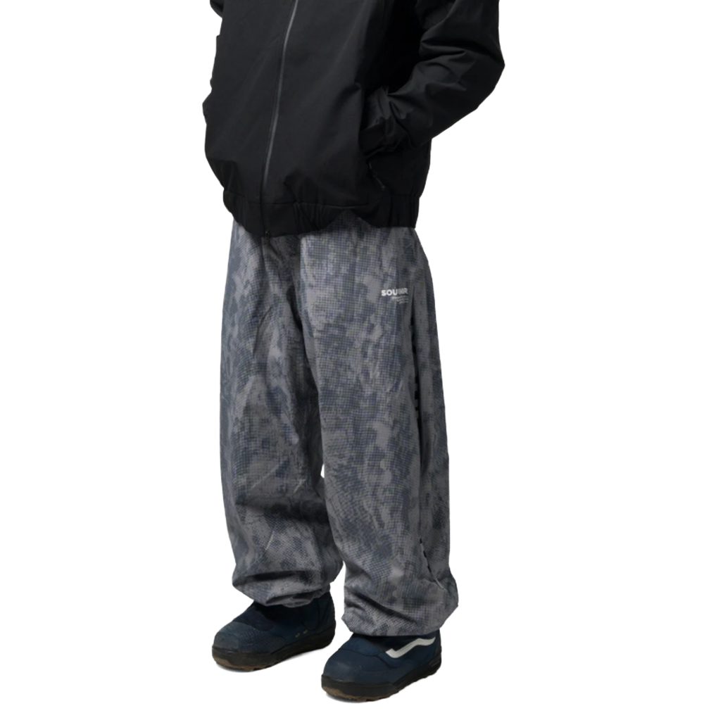 Souvenir Parachute Pants Grey Print M