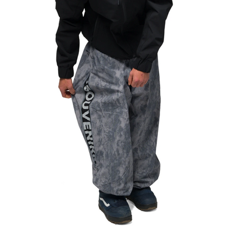 Souvenir Parachute Pants Grey Print