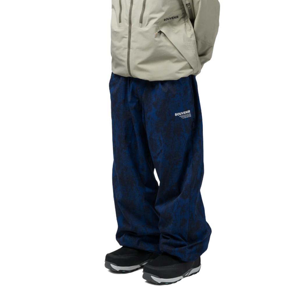 Souvenir Parachute Pants Blue Print