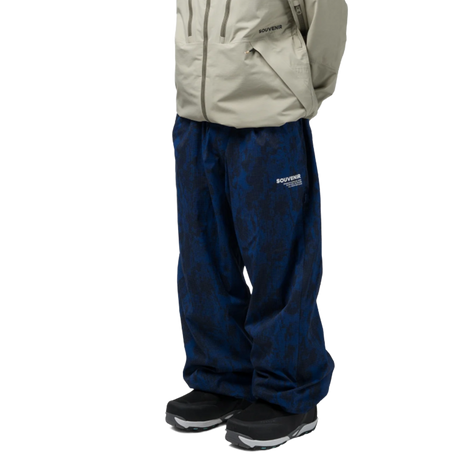 Souvenir Parachute Pants Blue Print