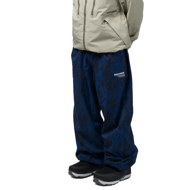 Souvenir Parachute Pants Blue Print