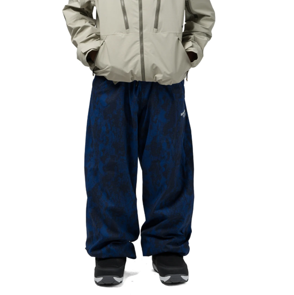 Souvenir Parachute Pants Blue Print