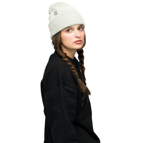 Souvenir Two Tone Rib Beanie Marshmallow